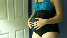 pregnant swimsuit