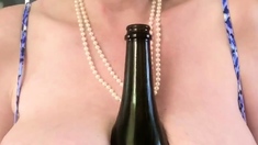 Big boobs webcam slut toys her asshole