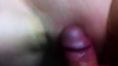 fucking my new slut on her office desk - close up