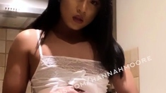 Amateur Solo Shemale Masturbation