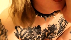 Cute blonde teen girlfriend awesome POV blowjob