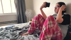 Brunette Solo Webcam Masturbation