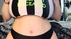 Big boobs milf masturbates with her dildo