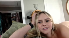 Solo Amateur Blonde Teen Homemade Pussy Masturbation