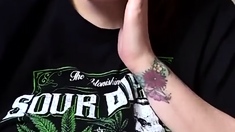 Cute Curly Brunette Solo Webcam Masturbation
