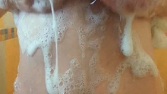 Big boobs milf masturbates with her dildo