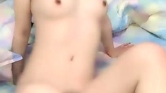 Japanese babe toys nips