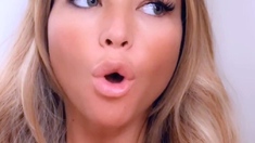 Beautiful blonde nanny and big boobed blonde MILF get pumped