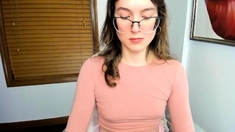 Brunette Solo Webcam Masturbation
