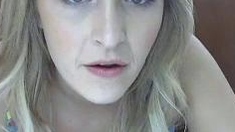 Blonde teen Sierras first erotic masturbation video