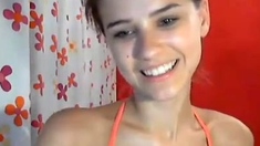 Pale amateur teen brunette Lynn Love