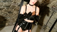 Beautiful Fetish Bottom Actions With Latex And Bdsm