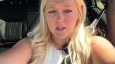 Mature blonde enjoys some hardcore masturbation action