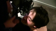 Twink Spits Out My Cum After A Big-cock Blowjob