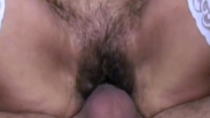 Hairy Granny Gets Naughty At The Gym With A Young Stud