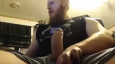 Big Dick Ginger Shoots Out A Massive Load