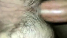 Hairy Ass Takes Dick